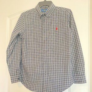 Ralph Lauren Boys Button Front Checkered Shirt